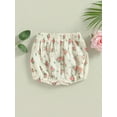 thumbnail image 5 of Cenuakty Kids Girls Short Trousers, Casual Party Street Spring Summer Bear/ Heart/ Flower/ Dot Pants, 5 of 7