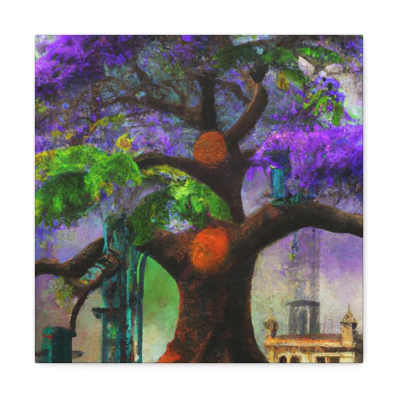 Jacaranda With Goggles - Canvas