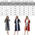thumbnail image 2 of Women Zipper Robe, PUTUO Robes for Women, Soft Robe with Pockets Nightgown 3/4 Sleeves Zipper Front Womens Robes Lightweight Housecoat, 2 of 6