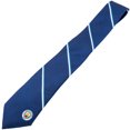 thumbnail image 6 of Manchester City FC Navy Stripe Players Tie, 6 of 6