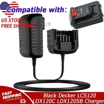 20V Lithium Battery Charger LCS1620 Compatible with Black Decker LCS120 LDX120C LDX120SB