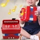 thumbnail image 1 of Acordeón hexagonal para niños, con pulsador, 10 teclas y correa para el hombro, instrumento musical para principiantes, para adultos y niños mayores de 3 años., 1 of 9