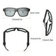 thumbnail image 3 of Smart Glasses with Built In Earbuds for Music Calls Lightweight Stylish, 3 of 8