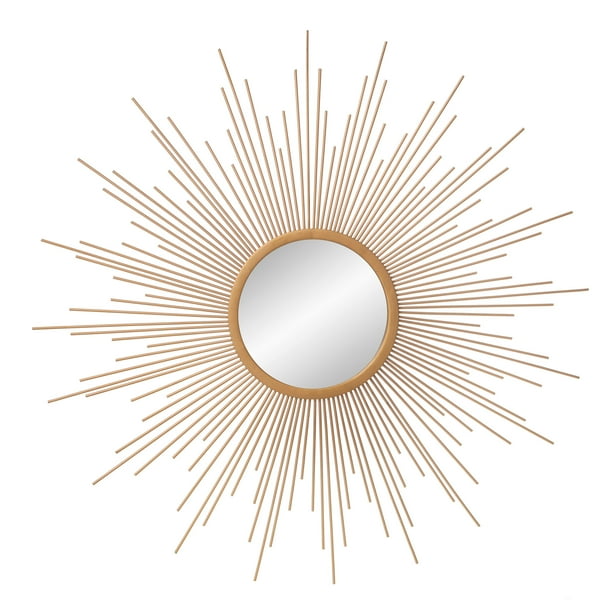 30 Gold Spoked Sunburst Wall Accent Mirror Walmart Com Walmart Com 30 Gold Spoked Sunburst Wall Accent Mirror Walmart Com Walmart Com