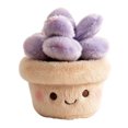 thumbnail image 2 of Cute Potted Plant Plush Figurine, Fake Desk Decor Ornament for Home Office Bedroom Shelf Table Top, 2 of 6