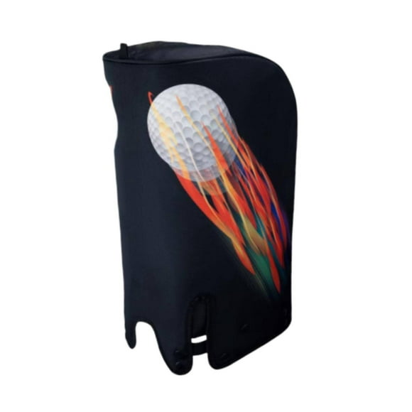 S SERENABLE Housse de Sac de Golf Capuche Mode Antipoussière pour Fournitures de Golf Extérieur Hommes Femmes Noir Blanc