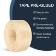 thumbnail image 4 of Bisel de Uxcell, Cinta de Veteado de Madera Pre-pegada Flexible para Bisel de Contrachapado con Adhesivo Termofusible para Muebles Pino 1.5" x 25 ft, 4 of 7