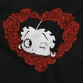 thumbnail image 2 of Betty Boop Heart Wink Blowing Kisses Women Plus Size Sweatshirt Brisco Brands 2X, 2 of 3