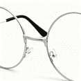 thumbnail image 5 of GJX 2026 New Metal Frame Round Glasses Clear Lens Glasses Lightweight Circle Eyeglasses for Women Men, 5 of 6