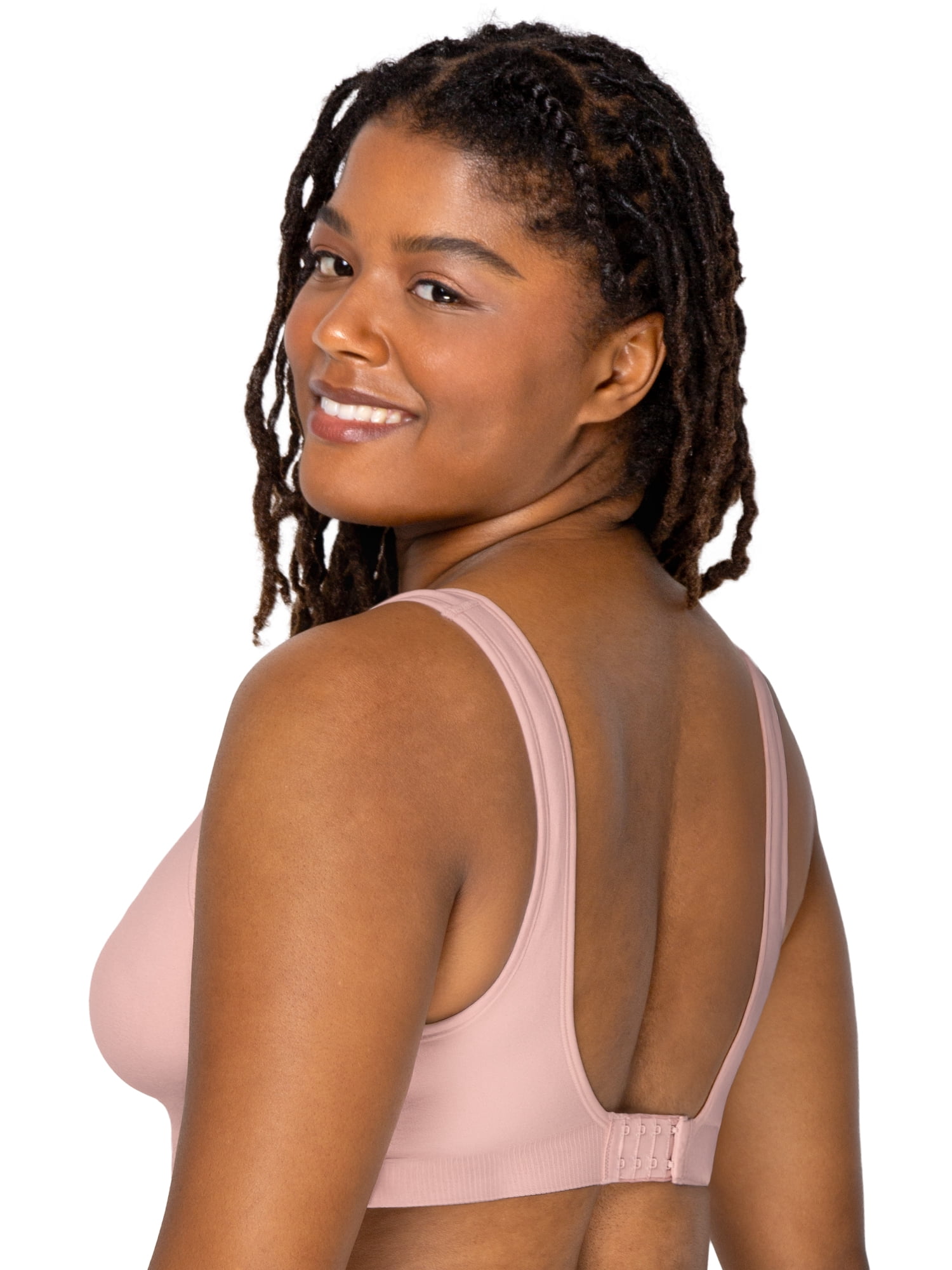 Fruit of the Loom Women's Built Up Seamless Wireless Comfort Bra, Style FT919PK1, Sizes S to 2X