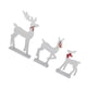 thumbnail image 1 of Decoración Iluminada De Navidad ANGGREK 3Pcs Light Up Reno Renos Formas 3D Decoración De Patio Al Aire Libre Luz Blanca Cálida, 1 of 7