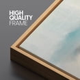 thumbnail image 4 of PixonSign Framed Canvas Print Wall Art Pastel Blue Cloudy Sky Landscape Abstract Shapes Illustrations Modern Art Decorative Minimal Relax/Calm for Living Room, Bedroom, Office - 24"x36" Natural, 4 of 5
