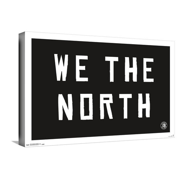 NBA Toronto Raptors - We The North 16 Canvas Wall Poster, 14.725" x 22.375"