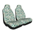 thumbnail image 2 of Cauagu Floral In Teal Print Car Seat Covers,Universal Automotive Seat Covers Car Seat Protectors Easy to Install Car Cover Car Accessories Auto rucks Van & SUV-1, 2 of 9