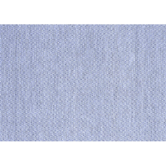 Ahgly Company Indoor Rectangle Abstract Blue Contemporary Area Rugs, 7' x 9'