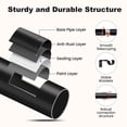 thumbnail image 3 of KoshiMe Black Curtain Rods for Windows 32 to 86 inch,1" Adjustable Heavy Duty Curtain Rod, Modern Decorative Drapery Rods with Aluminium End Cap,Telescoping Single Window Curtains Rods Set, 3 of 7