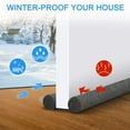 Door Draft Stopper Under Door Seal,Door Sweep for Exterior & Interior