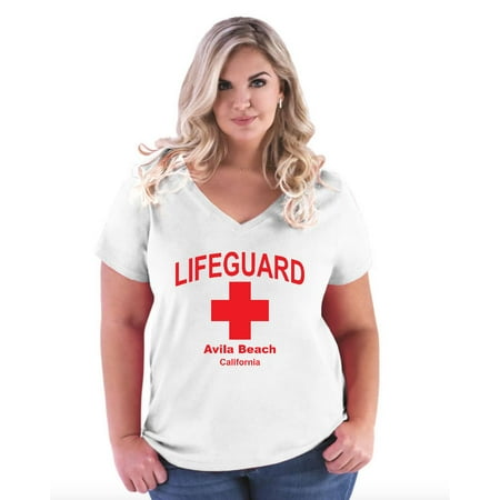 plus size lifeguard shirt