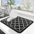 thumbnail image 1 of WISELIFE Estera para secar platos, tapete de café, tapete de secado súper absorbente, tapetes grandes para secar platos para encimera de cocina, tapete para platos fácil de limpiar, tapete para secar, 1 of 4