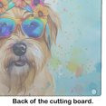 thumbnail image 5 of Cairn Terrier Hippie Dawg Glass Cutting Board Large 12 in x 15 in, 5 of 5