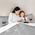 thumbnail image 4 of Feelyou Dreamy Unicorn Bedding Comforter Set 7 Pieces for Kids, Eyelash Makeup Full Bedding Set, Girly Princess Style Fitted Sheet Flat Sheet, Breathable Home Decor, 4 of 7