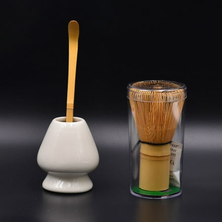 

Ssxinyu 3 Pcs Retro Bamboo Matcha Tea Whisk Set for Japanese Tea Ceremony