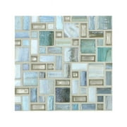 Npt COS-VANCOUVER 1.05 Sq ft. Sheet Vancouver Glass Mosaic Tile