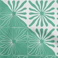 thumbnail image 1 of oneOone Cotton Poplin Twill Sea Green Fabric Geometric Modern Flower Sewing Fabric By The Yard Printed Diy Clothing Sewing Supplies 56 Inch Wide, 1 of 4