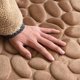 thumbnail image 2 of 40x60CM (Marrón) Alfombrilla de entrada Alfombrilla de baño Espuma viscoelástica hidrófila Diseño de guijarros Microfibra Antideslizante Suave Bañera de baño Cocina, 2 of 5