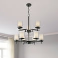 thumbnail image 2 of Millennium Lighting - Huderson - 9 Light Chandelier-29 Inches Tall and 29 Inches, 2 of 5