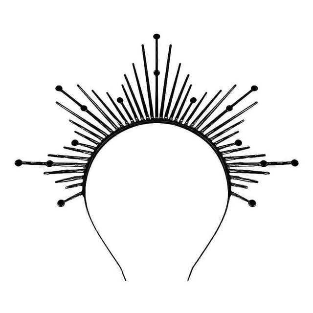 Lace-up Crown Hair Band Pure-color Stylish Hair Tie for Hair Fixing