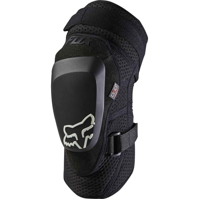 Rodillera Fox Racing Launch Pro D3O para bicicleta de montaña, color negro