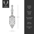 thumbnail image 4 of Viski Spoon-Vintage Style Absinthe Dripper With Perforations-Dishwasher Safe Stainless Steel Set Of 1, Silver, 4 of 5