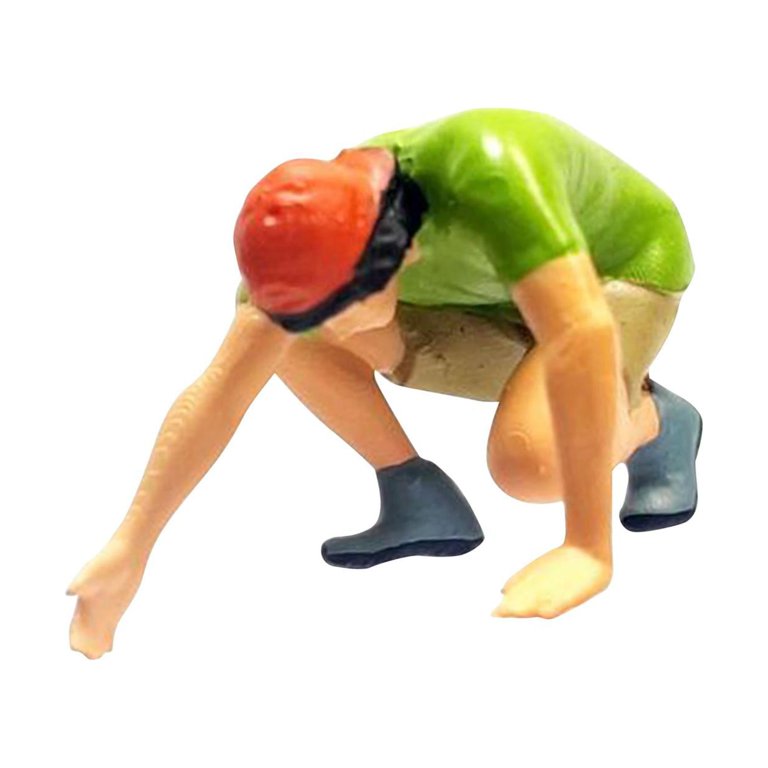 1/87 Climbing Mountain Model Figure Miniature Action
