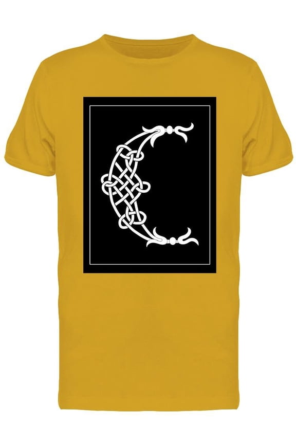 Celtic Knot Letter C Design T-Shirt Men -Image by Shutterstock, Male 3X-Large