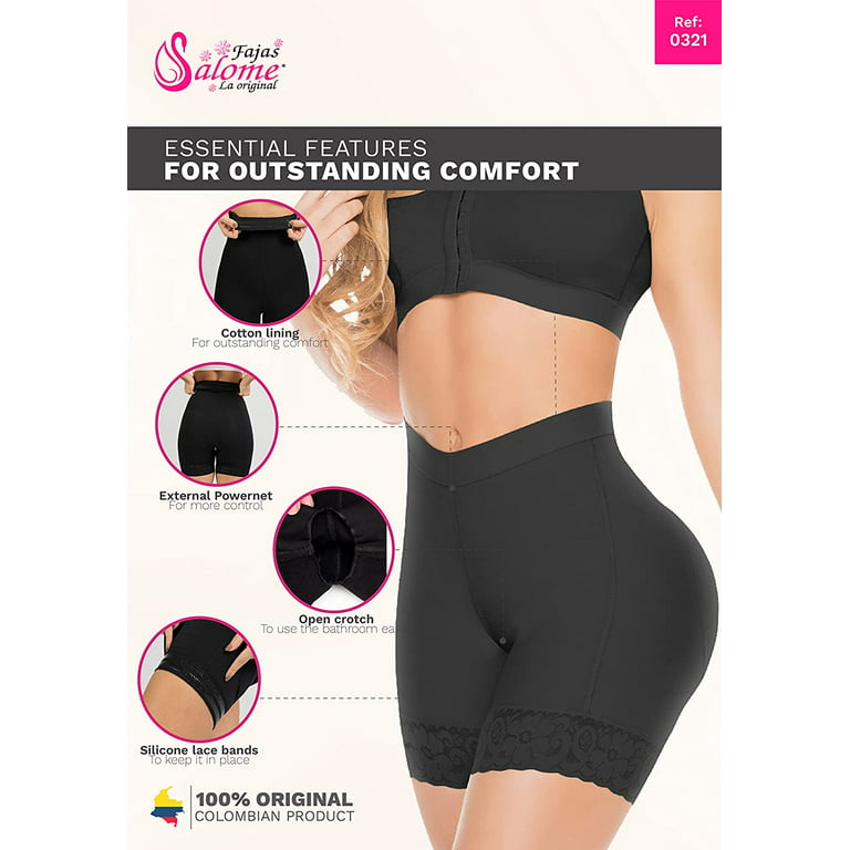 Fajas Colombianas Calzones Levanta Cola Pompis High Waisted Shapewear  Shorts for Women 