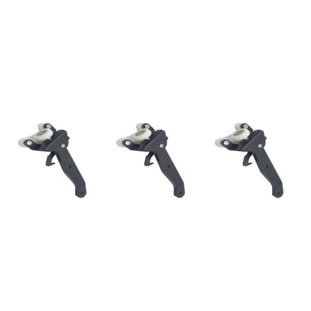 Guardoinrt ABS High Accuracy And Durability Sliding Door Lower Roller High Performance Impact-resistant As Shown 3Set