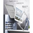 thumbnail image 3 of TEMOGU-Case Fit 2018/2017 iPad 9.7 6th/5th Generation - [Heavy Duty] Shockproof Full Body Rugged Hybrid Cover with Built-in Screen Protector Compatible with Apple iPad 9.7 Inch 2018/2017, Light Gray, 3 of 4