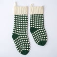 thumbnail image 6 of Christmas Stocking Set Polka Dots Mural, Holiday Stockings for Christmas Decorations, Family Gathering Stocking Stuffers, Knitted Stockings for Mantel Display and Front Door Welcome Sopatenor, 6 of 8