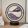 thumbnail image 4 of EIMELI LED Sandscape Table Touch Lamp，Moving Sand Art - Circle Light Night Light Home Office Desk Lamp Decor，9*7inch, 4 of 10