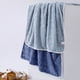 thumbnail image 5 of Nvzi Toallas de baño suaves - 3 toallas de baño moradas para el cuerpo, 70*140cm, vellón coral premium, ultra absorbente, toallas de baño ideales para uso diario y de viaje,, 5 of 5