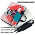 thumbnail image 3 of Terrifier Laptop Carrying Case 15.6 Inch Laptop Bag Computer Protective Case Shoulder Strap Carrying Briefcase Messenger Bag, 3 of 9