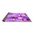 thumbnail image 2 of Ahgly Company Indoor Round Patchwork Purple Transitional Area Rugs, 6' Round, 2 of 4