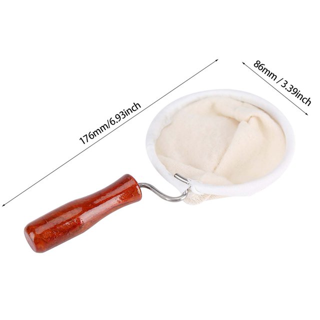 Colador De Filtro De Café De Tela De Franela, De , Hecho A Mano, Reutilizable, Lavable Para La Cocina Del Hogar
