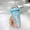 Sky Blue, variant on JingChun Tumbler with Lid and Straw - Water Cup Summer Colorful Bubble Straw Cup Girl Heart Students High Value Water Cup Summer Cold Drinks Portable Plastic Cups Drinking Cup