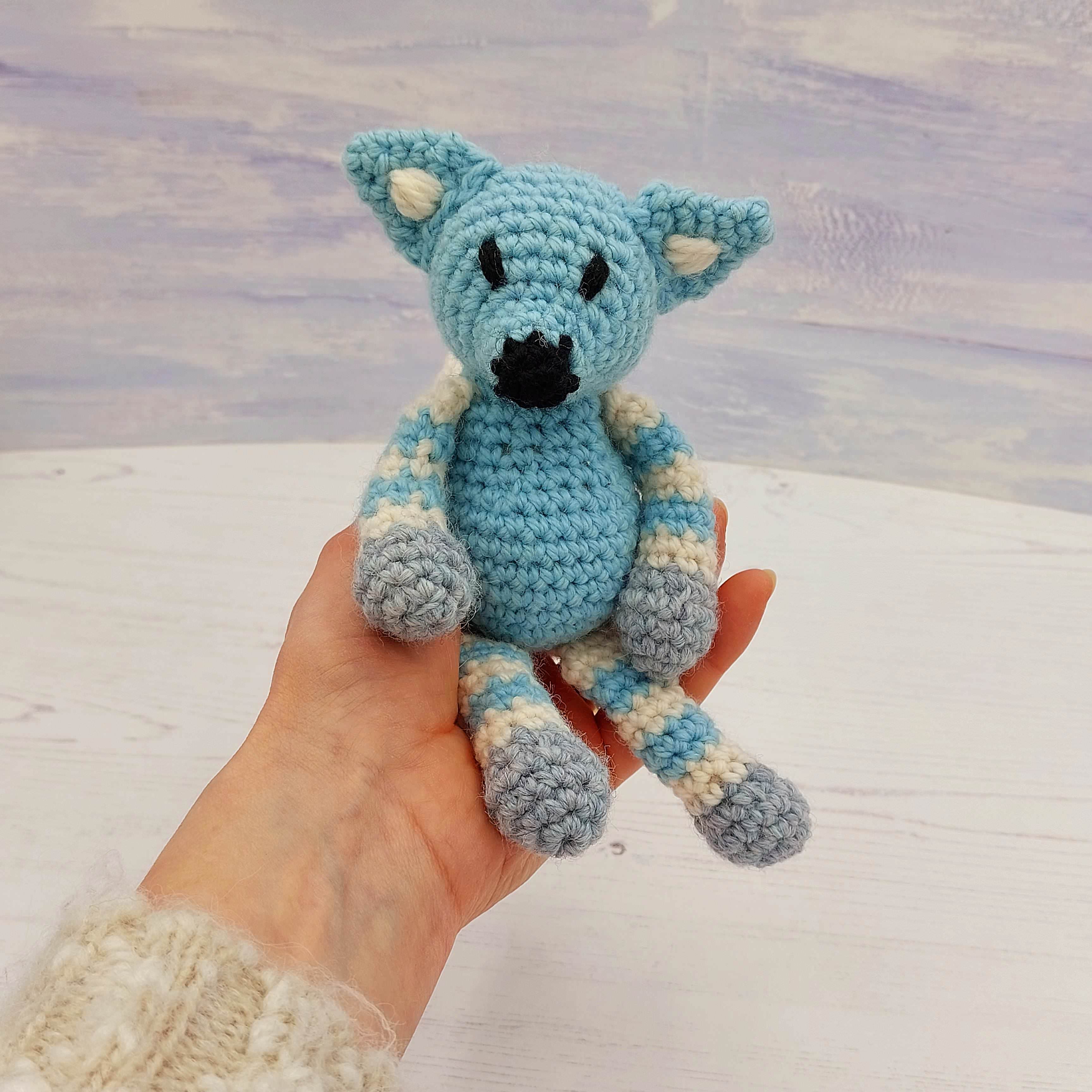 Crochet Kit Baby Fox Amigurumi Mini Craft Kit
