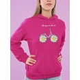 thumbnail image 2 of Daisy Bicycle Spring Air Hoodie Women -Image by Shutterstock, Female Small, 2 of 4