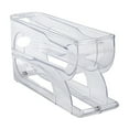 thumbnail image 1 of Rolling Egg Organizer Fridge Storage With Slide Out Tray Automatic Dispenser For Kitchen Countertop Efficient Space Saving Solution, 1 of 2