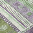thumbnail image 2 of Dalyn Rugs Machine Washable Indoor/Outdoor Chantille Purple 2'3" x 7'6" Runner Rug, 2 of 7