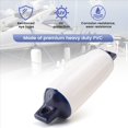 thumbnail image 5 of 2 Piezas Guardabarros Inflable para Barcos, PVC con Barcos,Guardabarros , Para ProteccióN UV, Parachoques Acanalado, Accesorios Barcos, 5 of 5